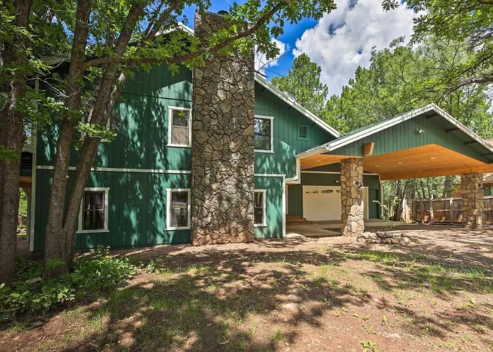 Ferienhaus Deck + Yard: Family-friendly Pinetop Retreat Indian Pine